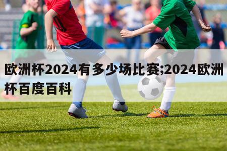 欧洲杯2024有多少场比赛;2024欧洲杯百度百科