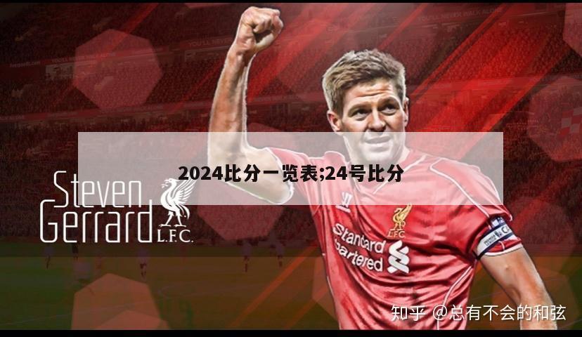 2024比分一览表;24号比分