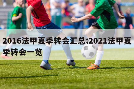 2016法甲夏季转会汇总;2021法甲夏季转会一览