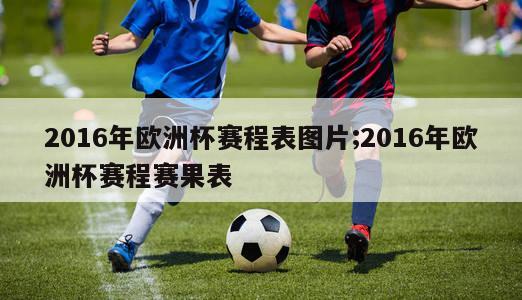 2016年欧洲杯赛程表图片;2016年欧洲杯赛程赛果表