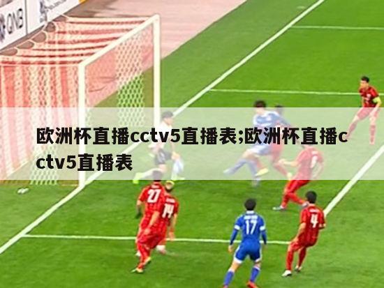 欧洲杯直播cctv5直播表;欧洲杯直播cctv5直播表